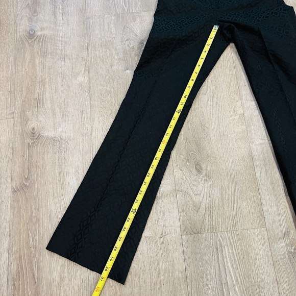 Elie Tahari trouser Pants Women 2 Black Diamond Pattern office geometric pleated - Picture 15 of 17